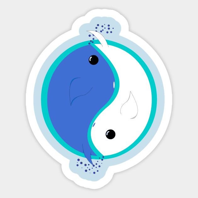 Harmony Whales Sticker by AjDreamCraft